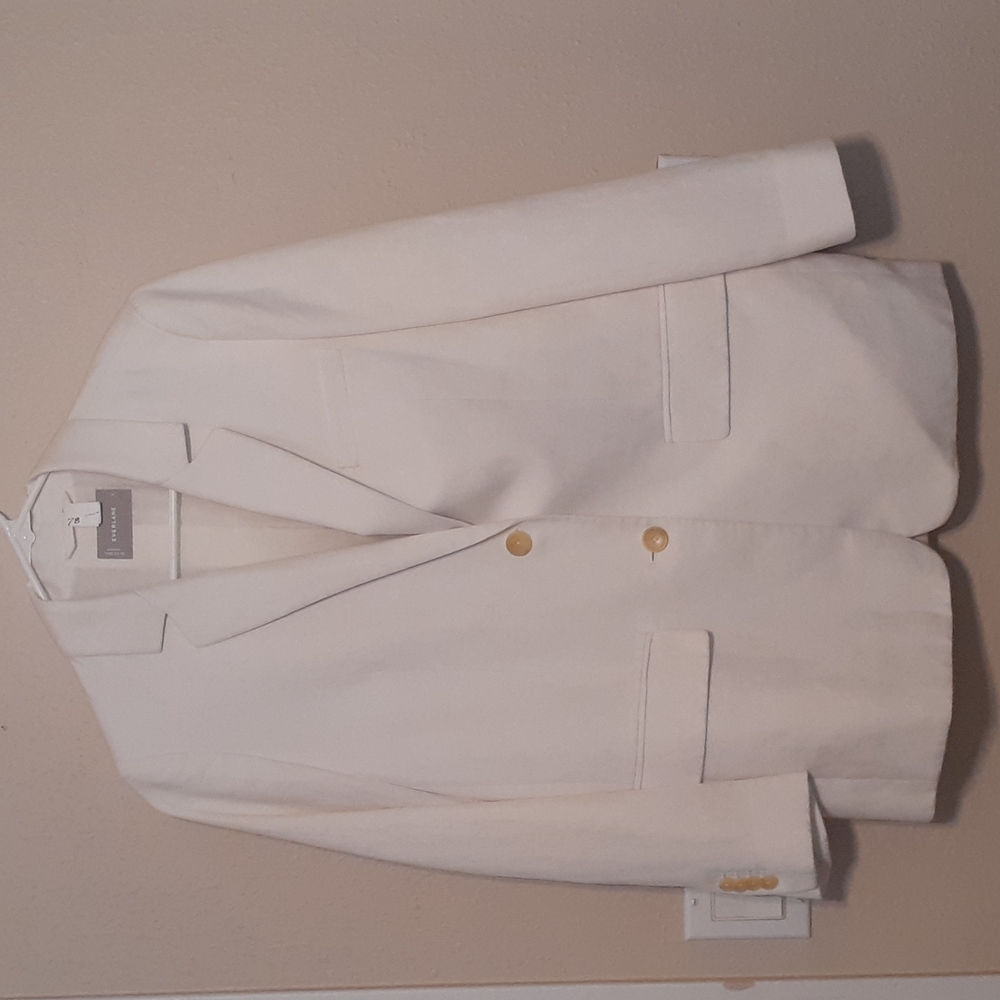 Everlane white blazer